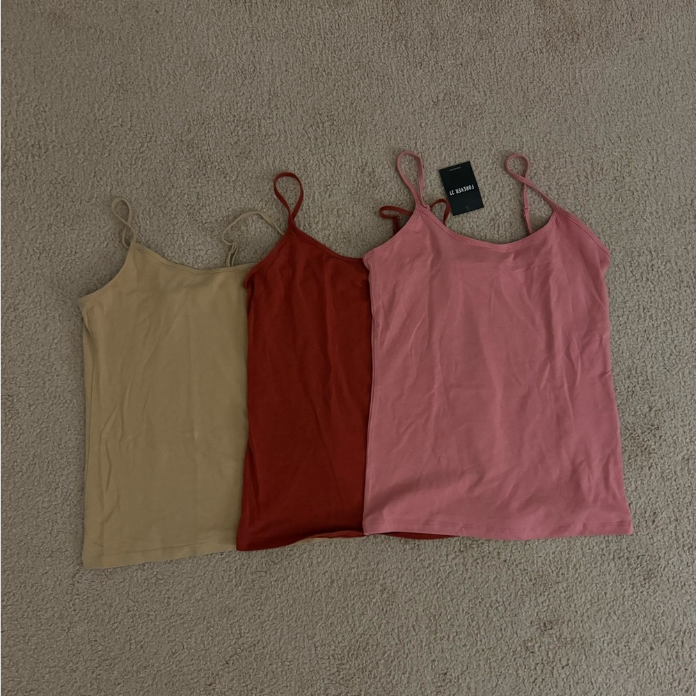 3 Forever 21 Cami Tops